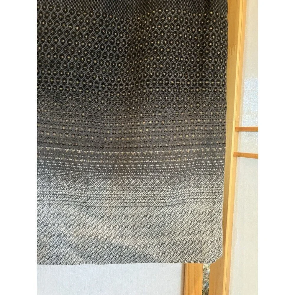 Amanda and Chelsea Nordstrom Women's Black & Gray Ombré Tweed Skirt, Size 8